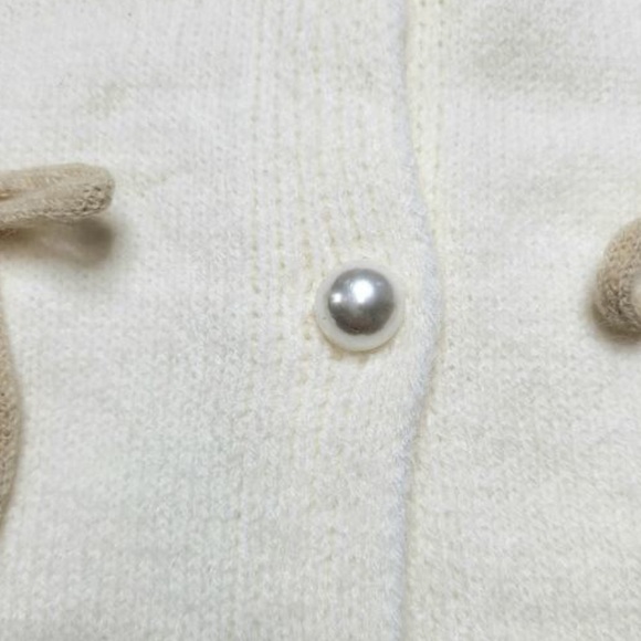 Anthropologie Luna Ivy 3D Bow Cardigan Sweater - Picture 5 of 8